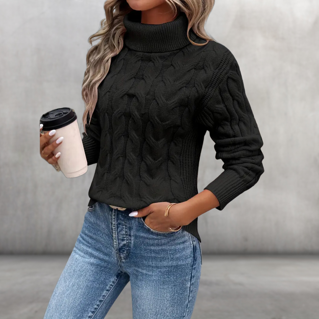 BB™ | Twisted Turtleneck Sweater