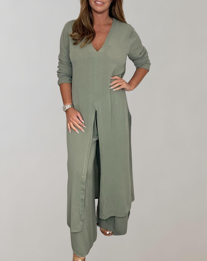 BB - Long Top with Elegant High Slit