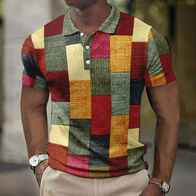 Elowen | Trendy Checkered Polo Top