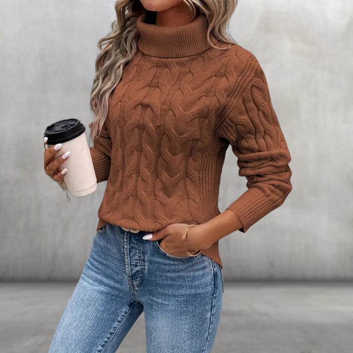 BB™ | Twisted Turtleneck Sweater