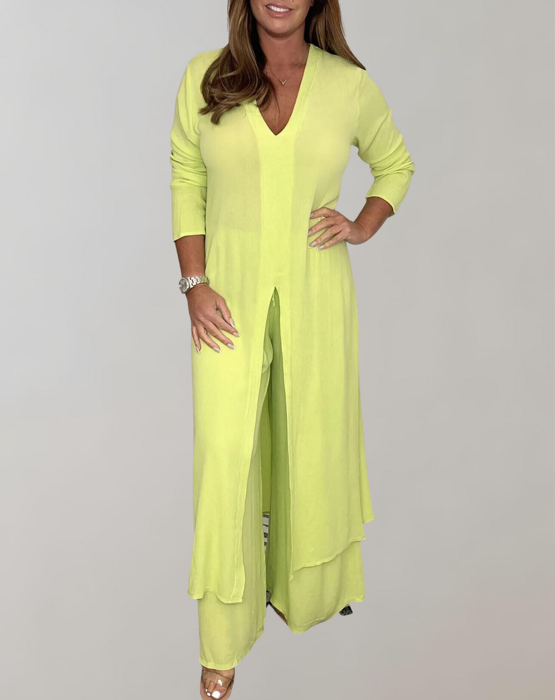 BB - Long Top with Elegant High Slit