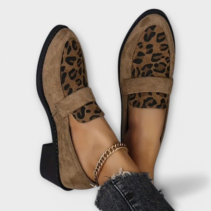 Tamara - Orthopaedic Leopard Print Heels