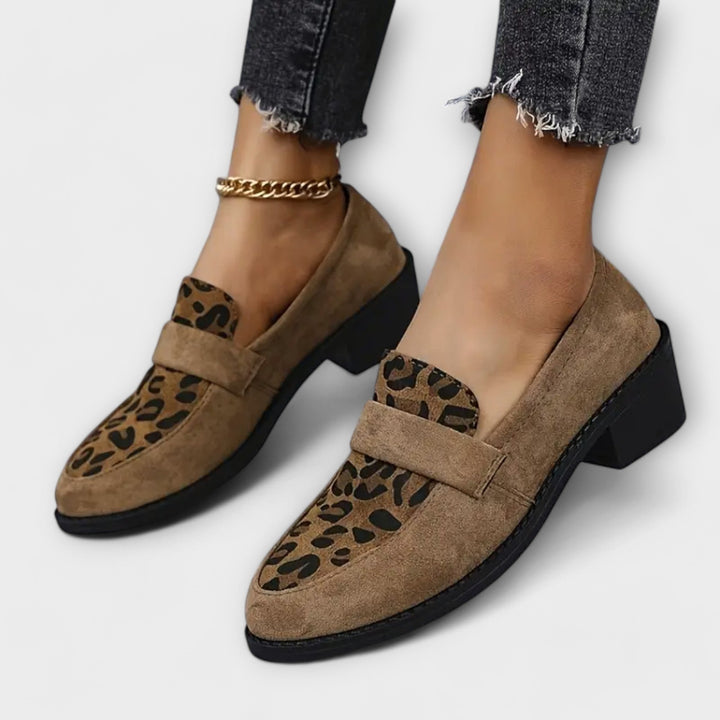 Tamara - Orthopaedic Leopard Print Heels