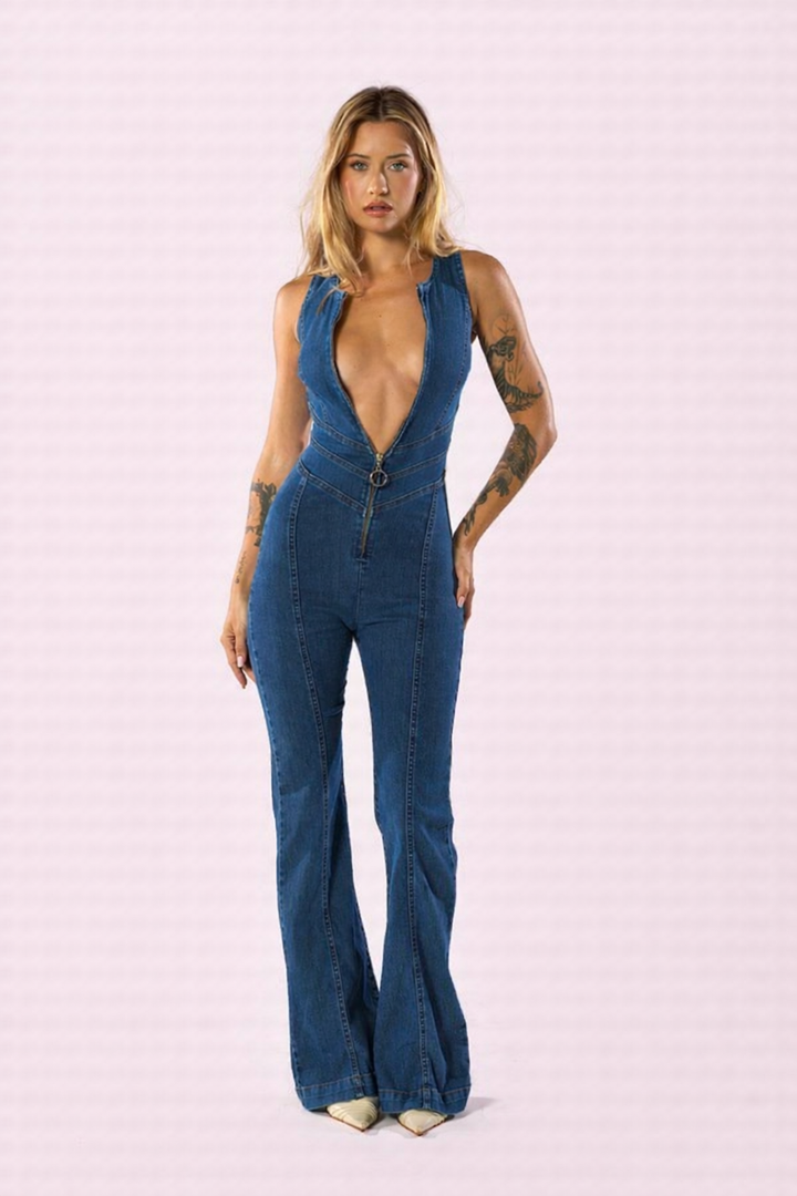 BB™ | Chic Denim Jumpsuit