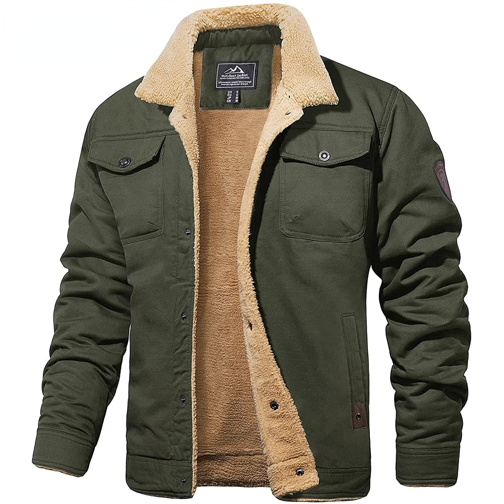 Oliver | Men's Warm Sherpa-Lined Winter Jacket