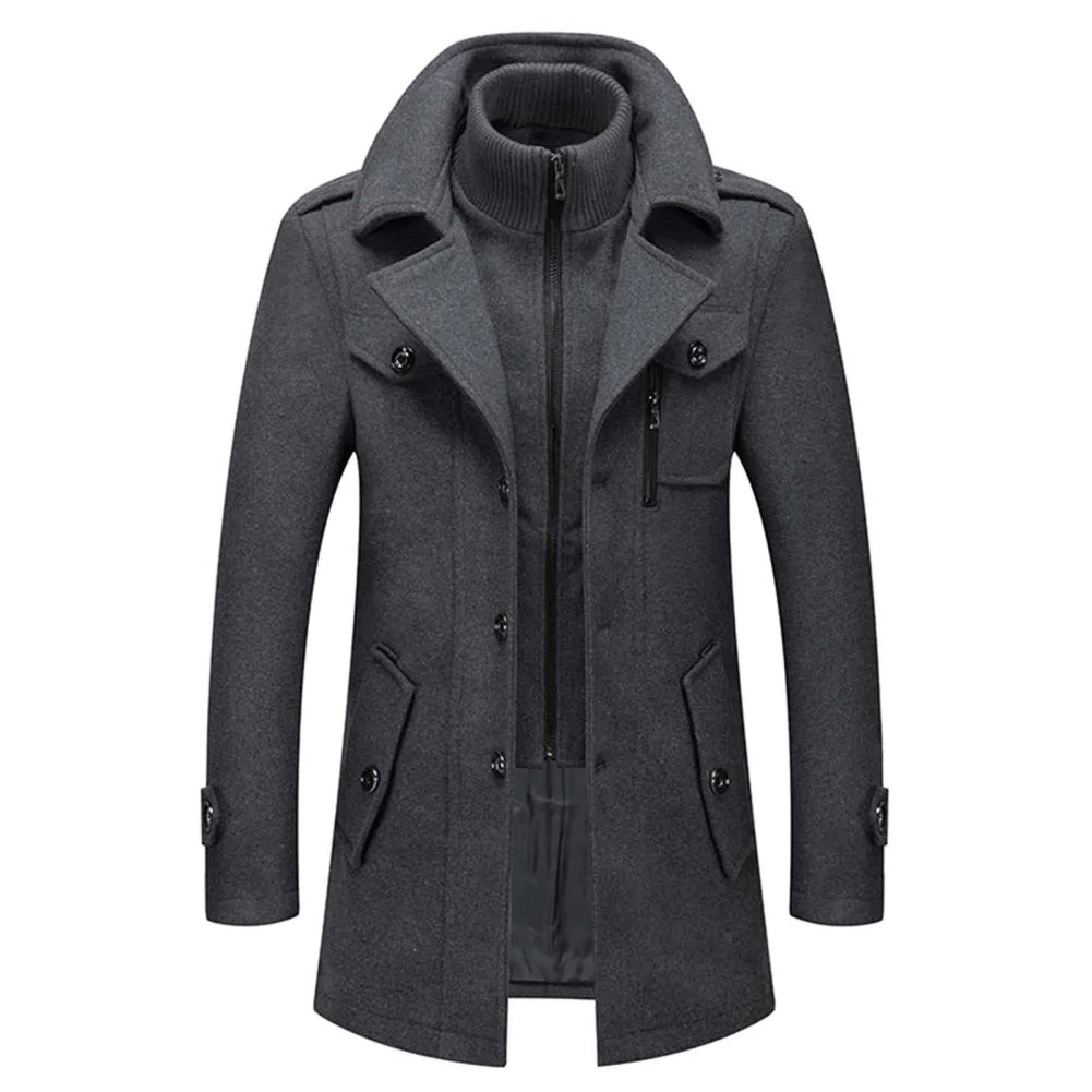 Stefan - Dual-Section Winter Coat