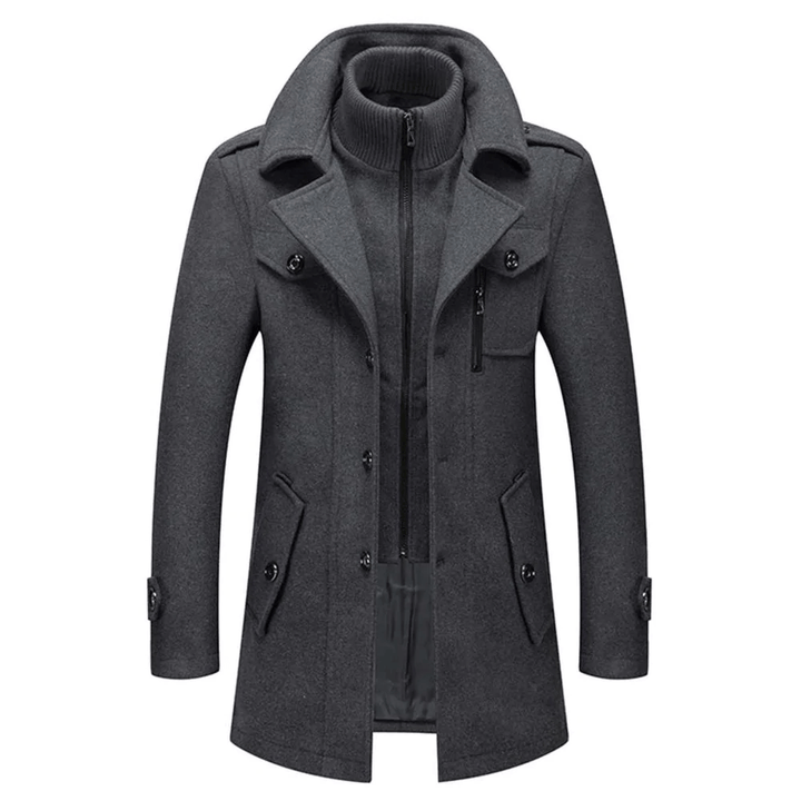Stefan - Dual-Section Winter Coat