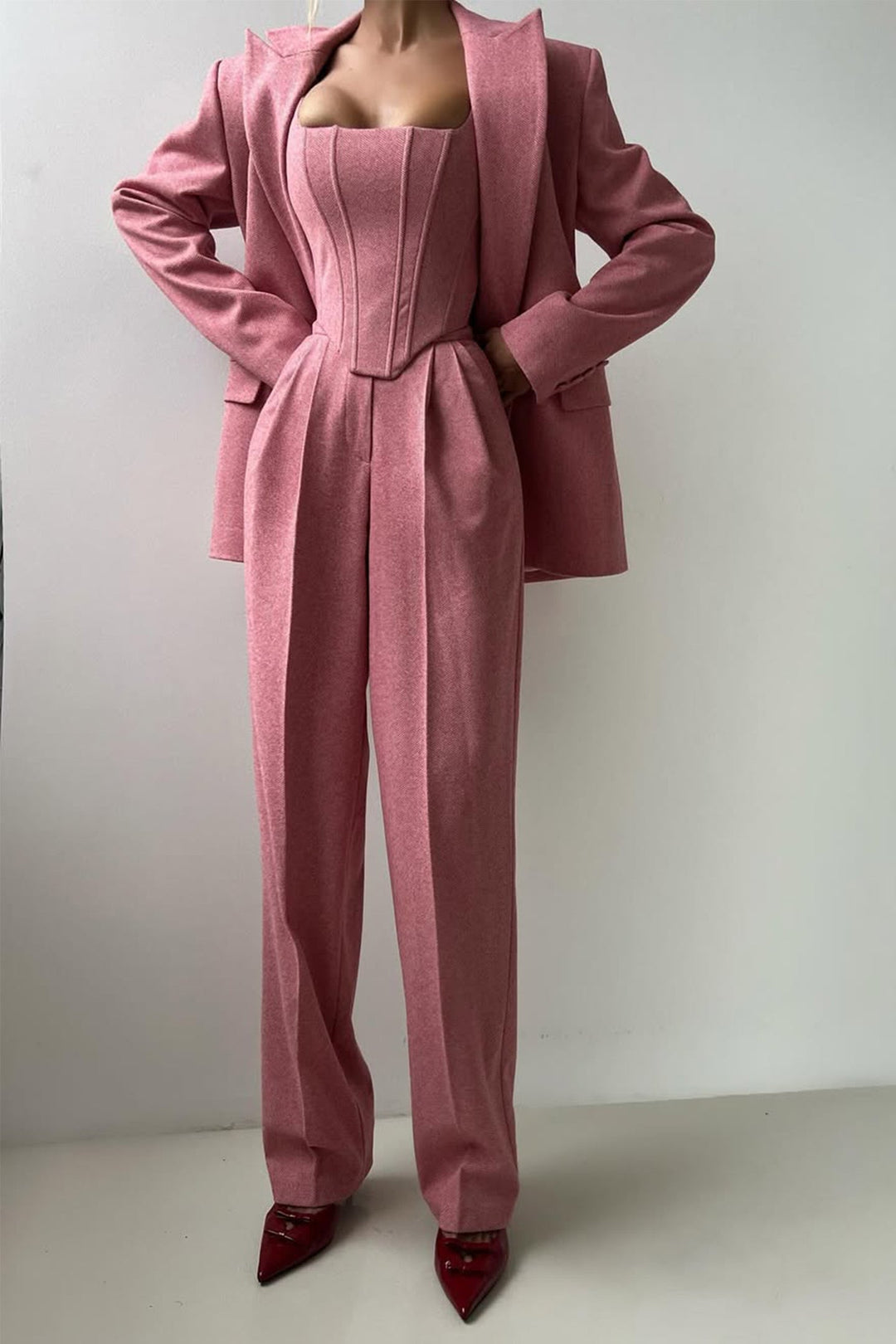BB™ | Double Breasted Blazer Three-Piece Set