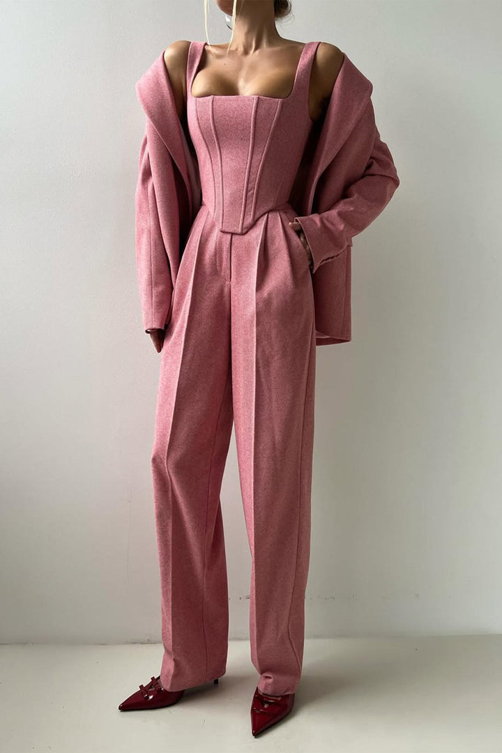 BB™ | Double Breasted Blazer Three-Piece Set