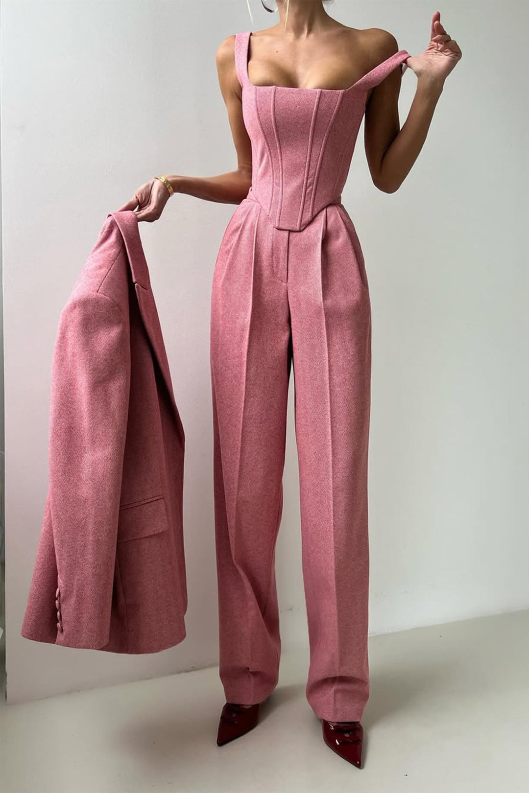 BB™ | Double Breasted Blazer Three-Piece Set