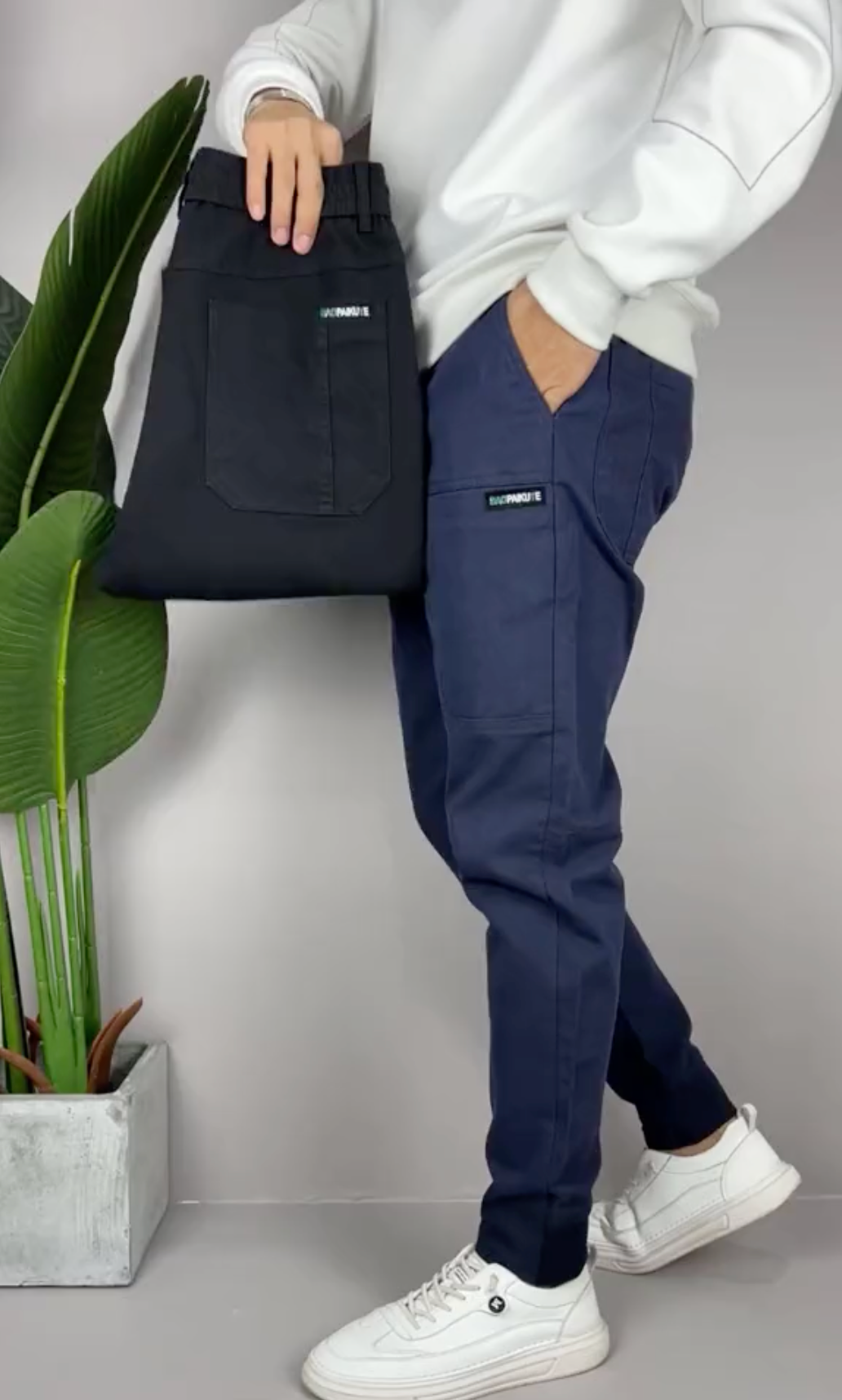 Leonardo – High-Quality Stretch Cargo Pants