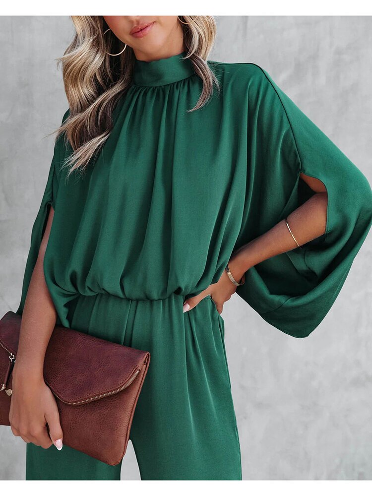 BB™ | Elegant High-Neck Jumpsuit