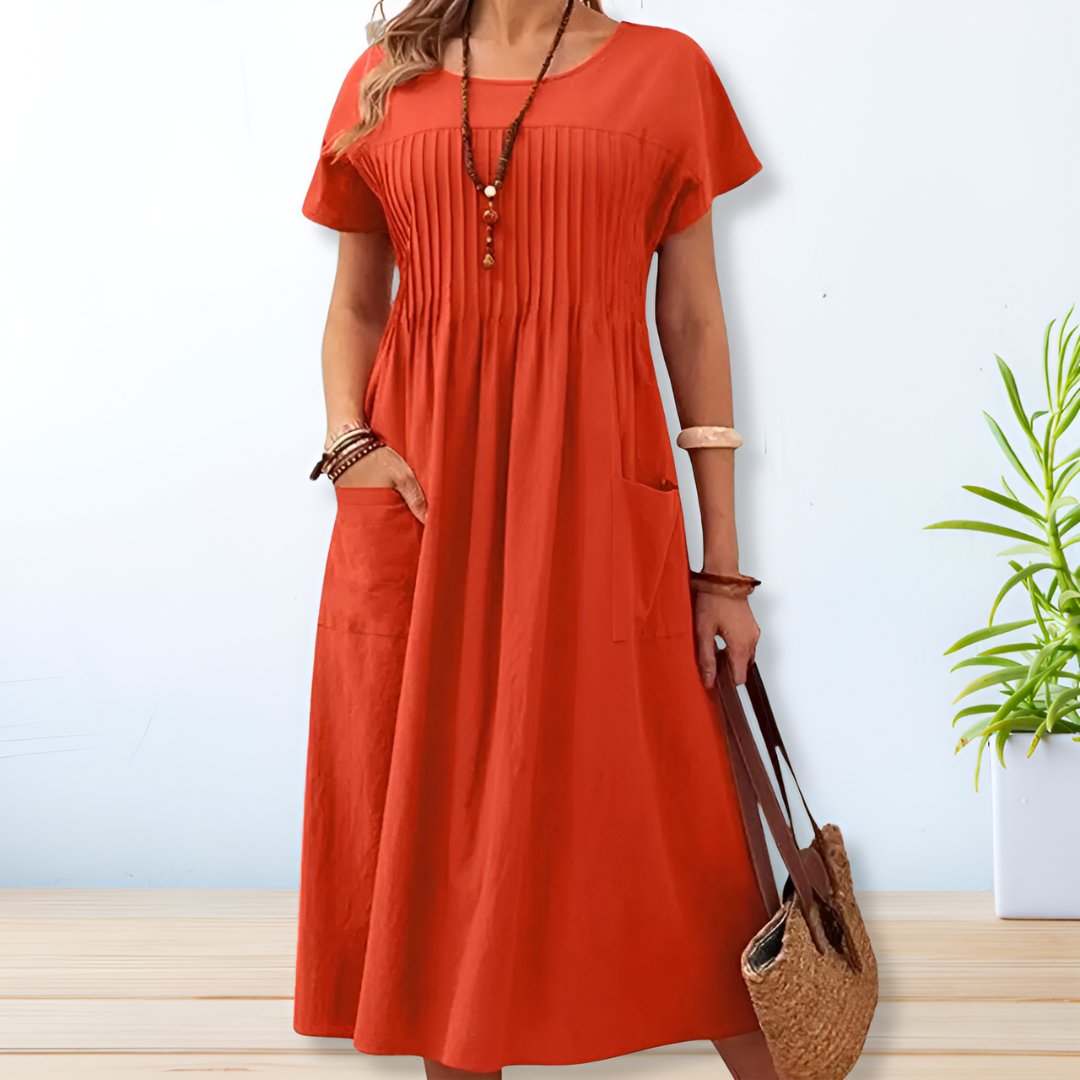 BB | Soft & Flowy Relaxed Fit Dress – Your Go-To Everyday Look