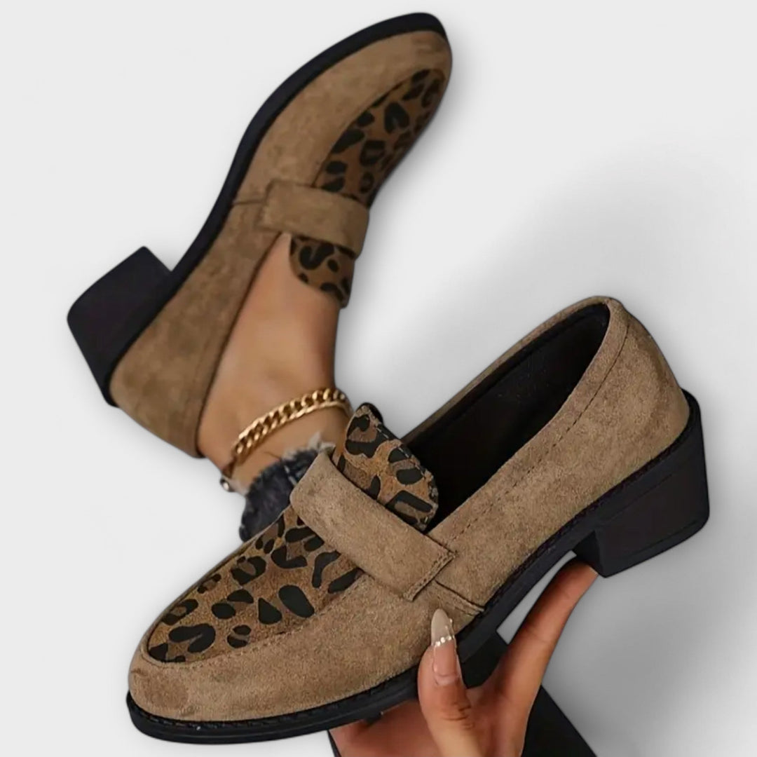 Tamara - Orthopaedic Leopard Print Heels