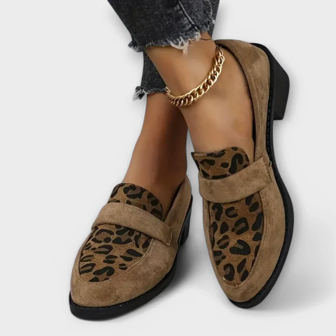 Tamara - Orthopaedic Leopard Print Heels