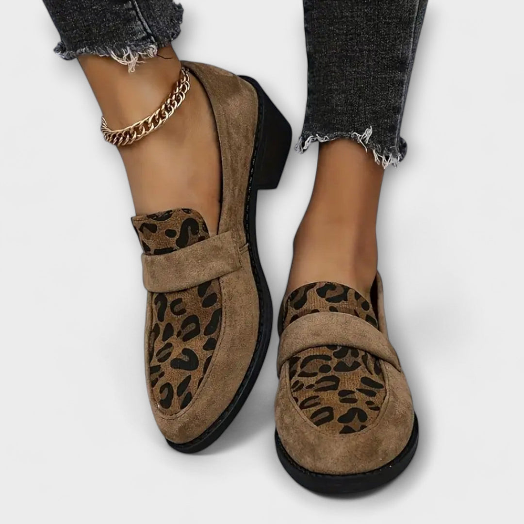 Tamara - Orthopaedic Leopard Print Heels